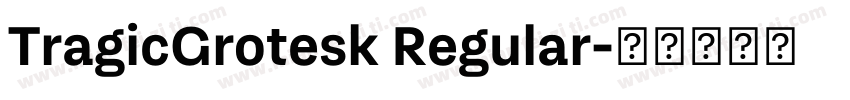 TragicGrotesk Regular字体转换